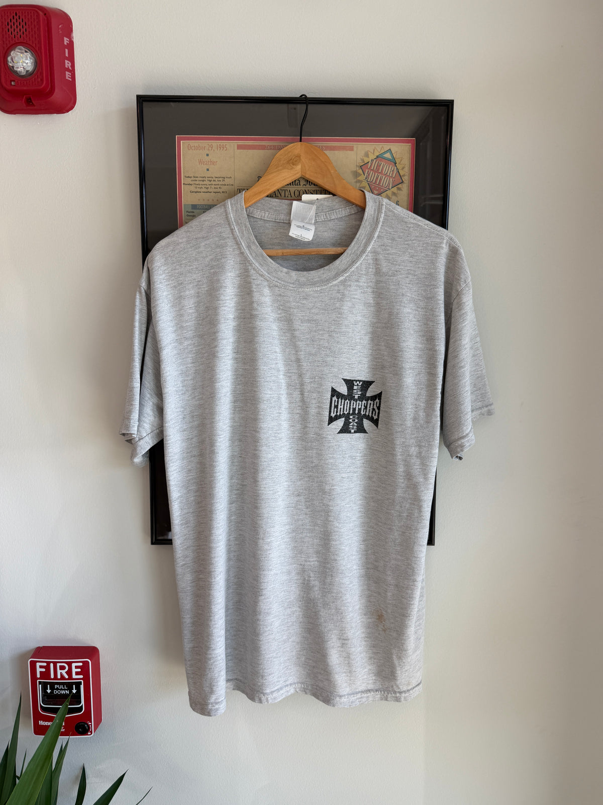 VINTAGE 1990S WEST COAST CHOPPERS LOGO SHIRT