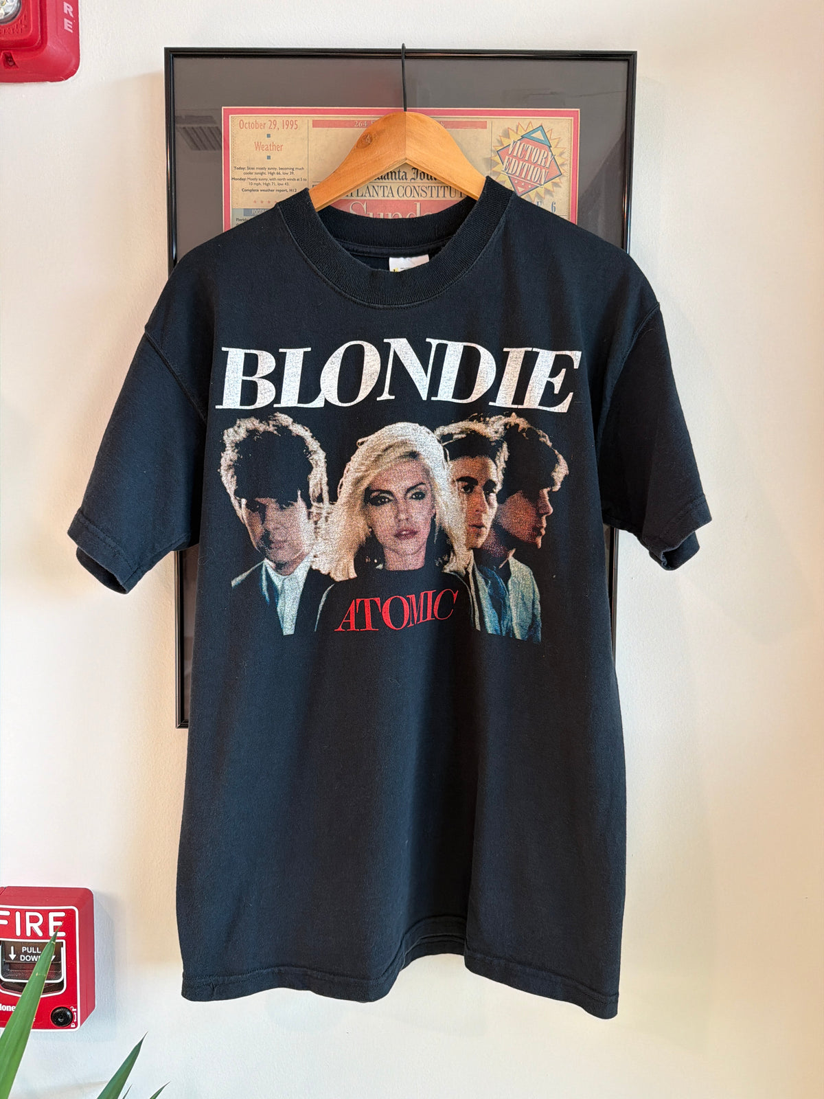 VINTAGE 1990S BLONDIE ATOMIC BAND SHIRT