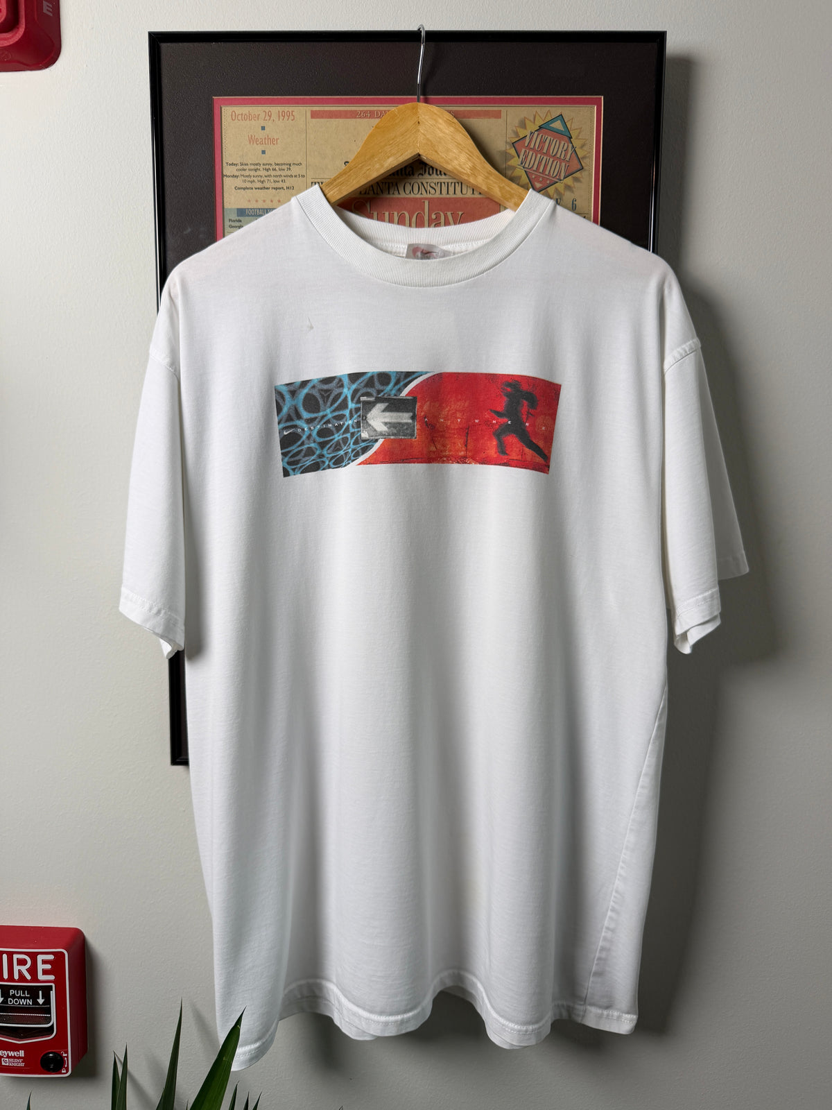 VINTAGE 1990S NIKE DESTINATION ANYWHERE SHIRT