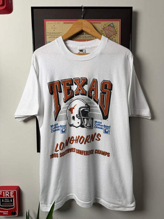VINTAGE 1990 TEXAS LONGHORNS SWEC CHAMPIONS SHIRT