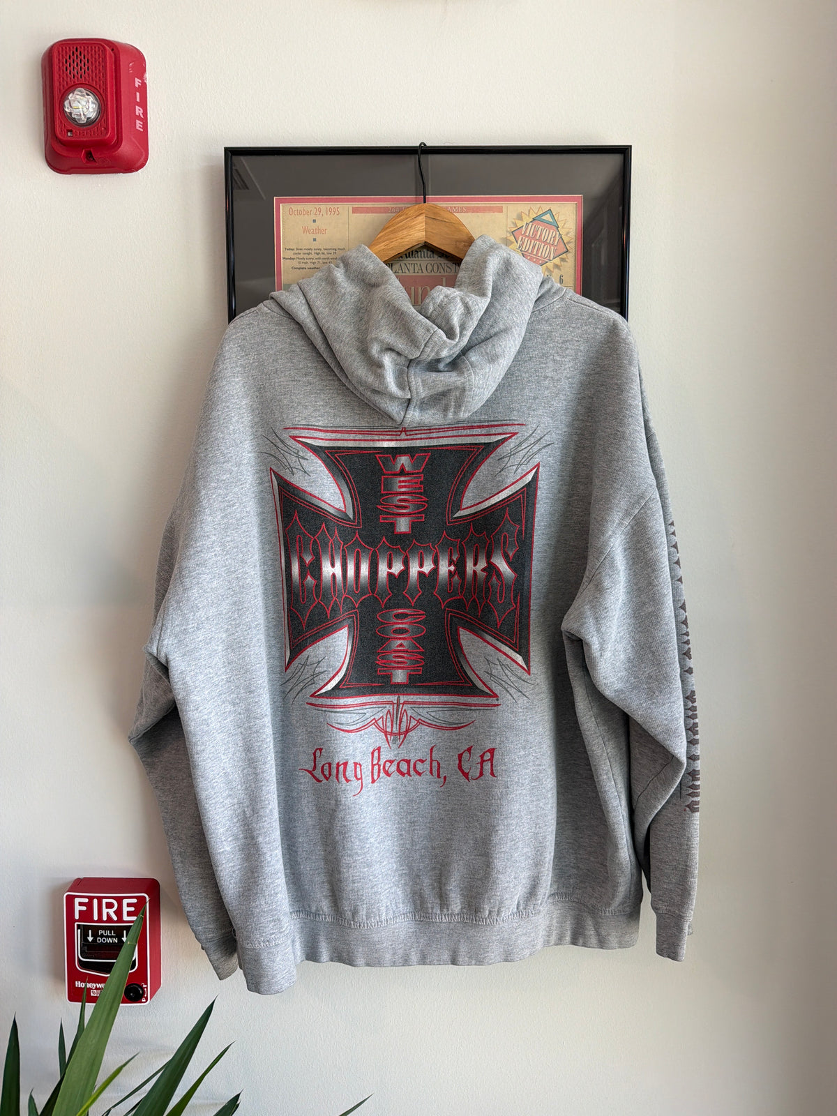 VINTAGE 1990S WEST COAST CHOPPERS HOODIE