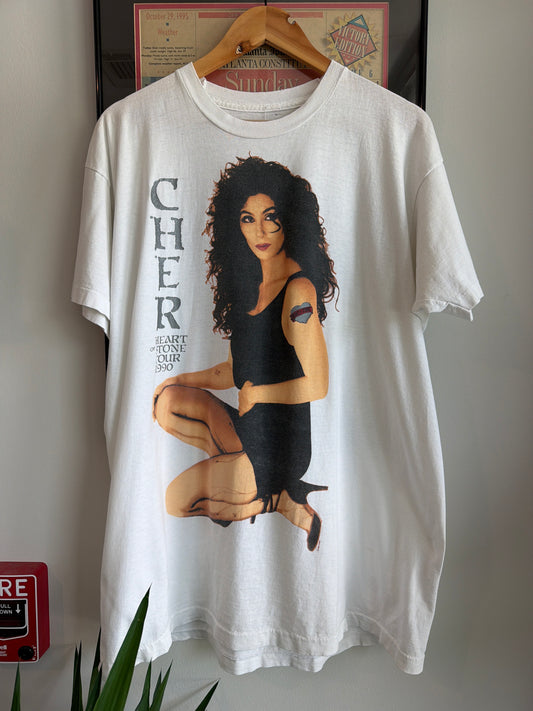 1990 CHER HEART OF STONE BAND SHIRT