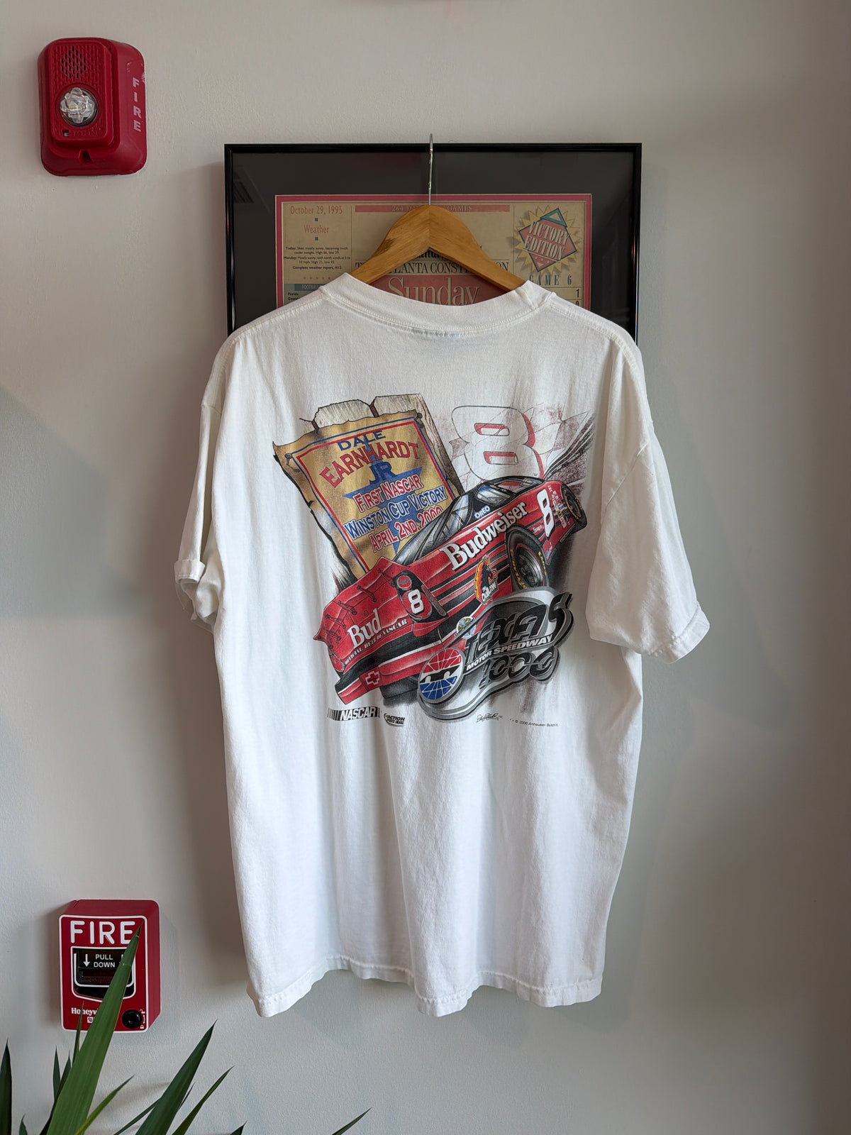 VINTAGE 2000 DALE EARNHARDT JR. FIRST WIN NASCAR SHIRT