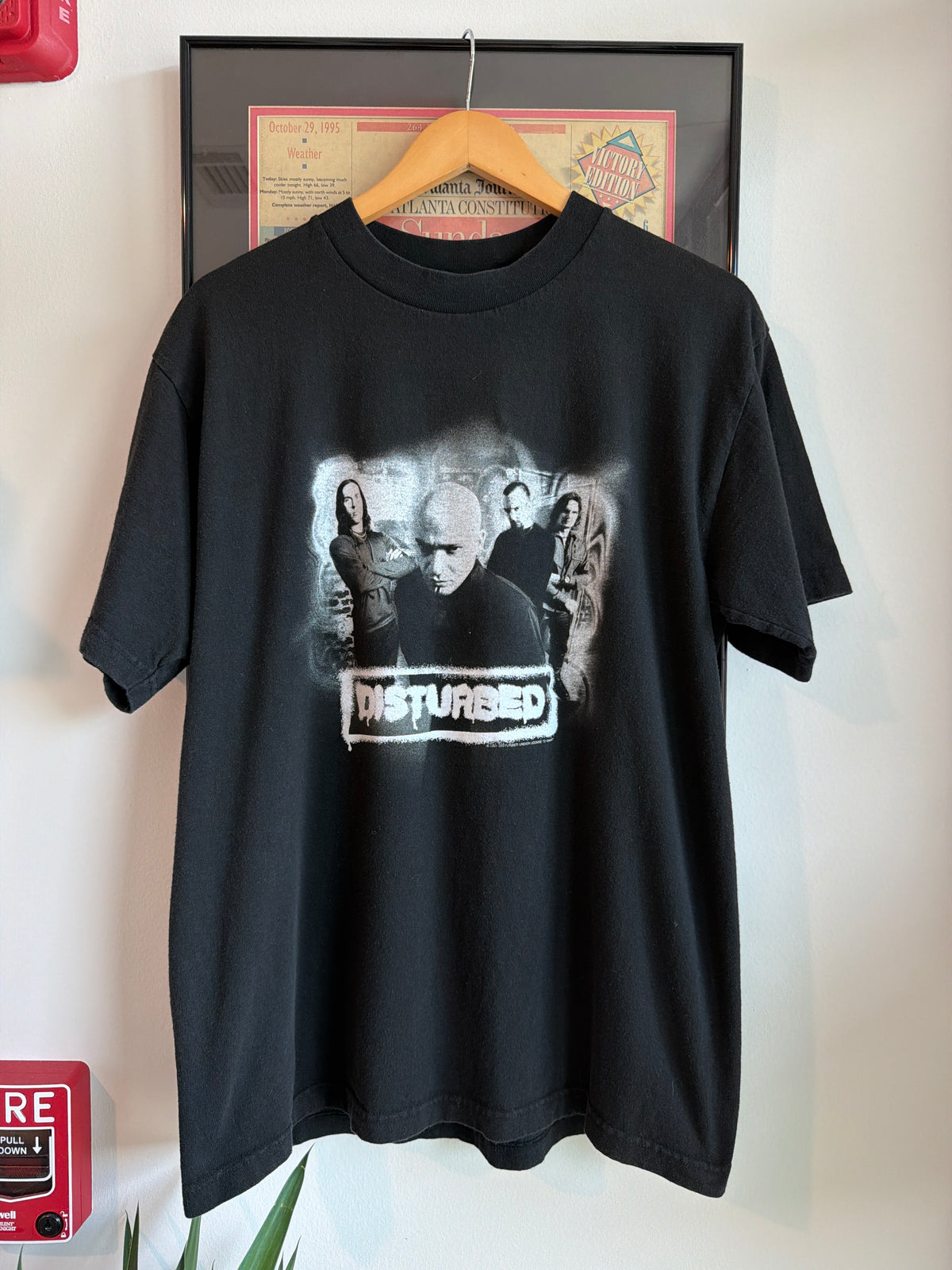 VINTAGE 2001 DISTURBED TOUR BAND SHIRT