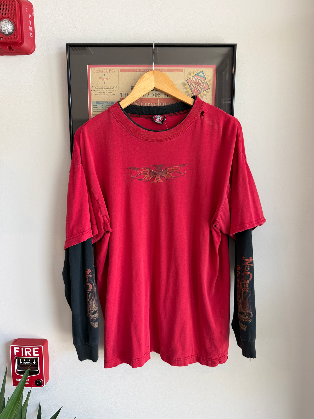 VINTAGE 1990S WEST COAST CHOPPERS LONG SLEEVE SHIRT