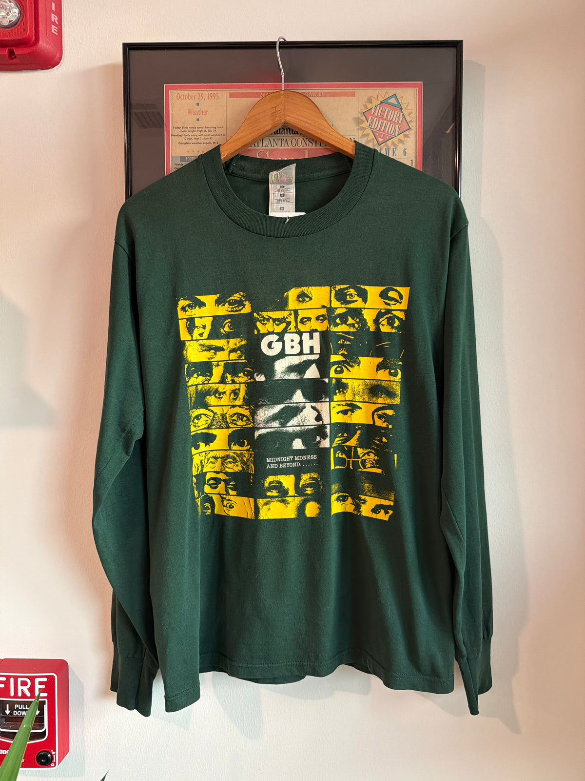 VINTAGE 1990S GBH BAND SHIRT