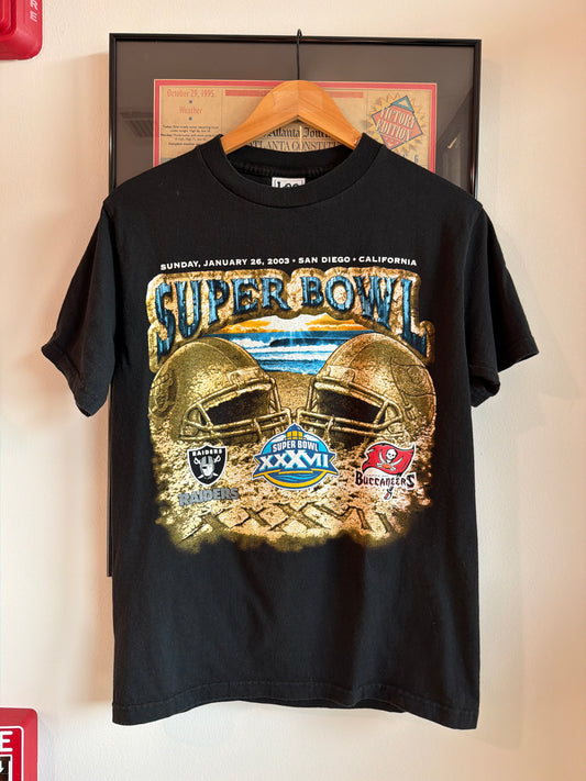 VINTAGE 2003 BUCS RAIDERS SUPER BOWL SHIRT