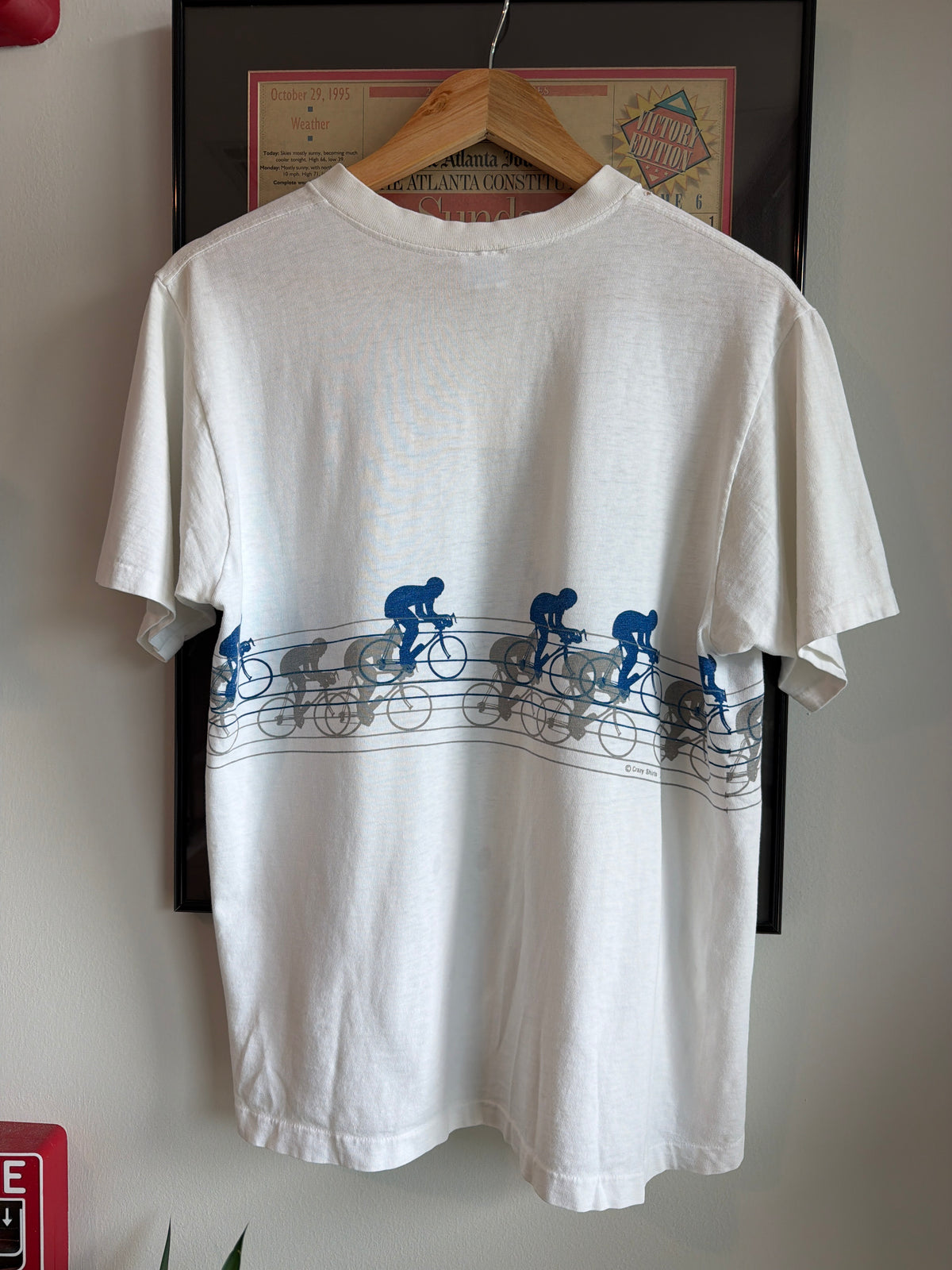 1980S BICYCLE CALIFORNIA WRAPAROUND SHIRT