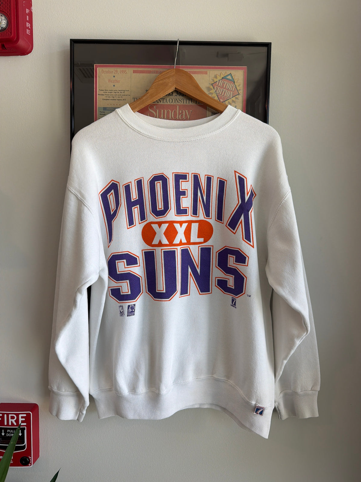 VINTAGE 1990S PHOENIX SUNS SPELLOUT SWEATSHIRT