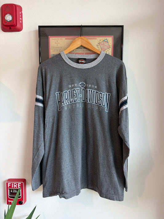 VINTAGE 2007 HARLEY DAVIDSON JERSEY LONG SLEEVE SHIRT