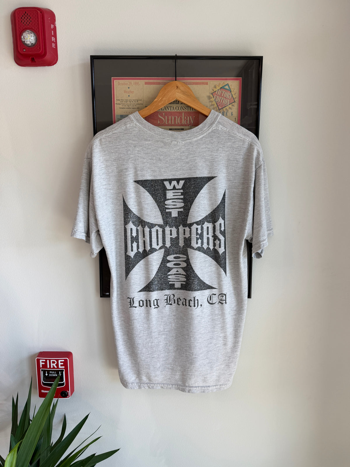 VINTAGE 1990S WEST COAST CHOPPERS LOGO SHIRT