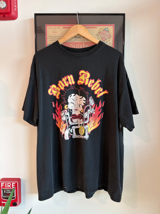 VINTAGE 2003 BETTY BOOP BORN REBEL SHIRT