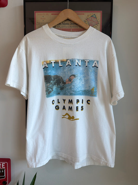 VINTAGE 1996 ATLANTA OLYMPICS SWIMMING SHIRT