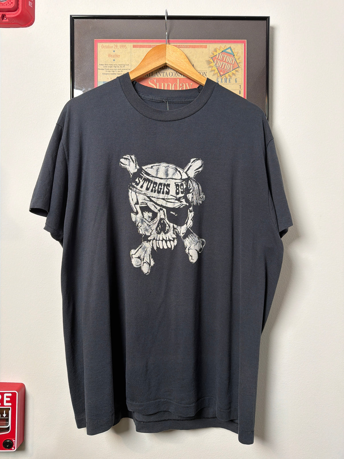 VINTAGE FADED 1989 STURGIS BIKER SHIRT