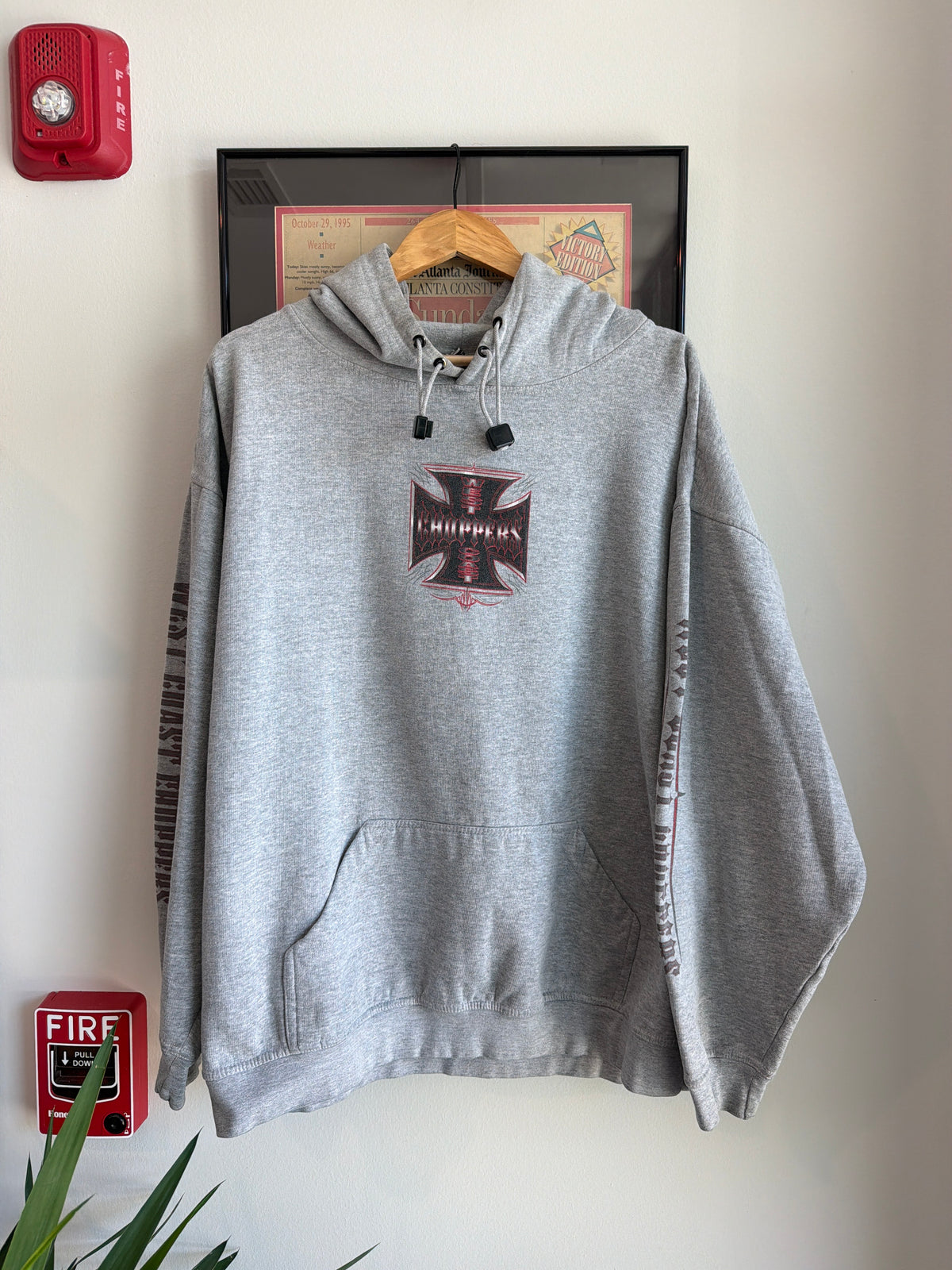VINTAGE 1990S WEST COAST CHOPPERS HOODIE