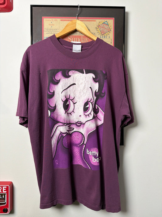 VINTAGE 1997 BETTY BOOP BIG FACE SHIRT