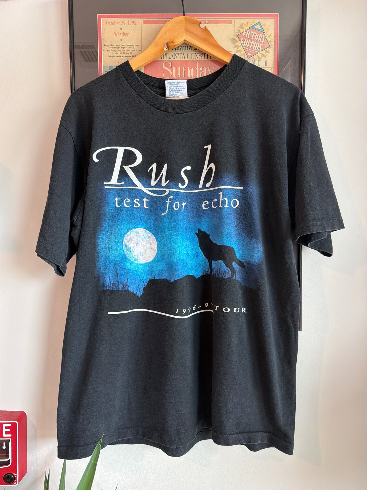 1996 RUSH TEST FOR ECHO BAND SHIRT