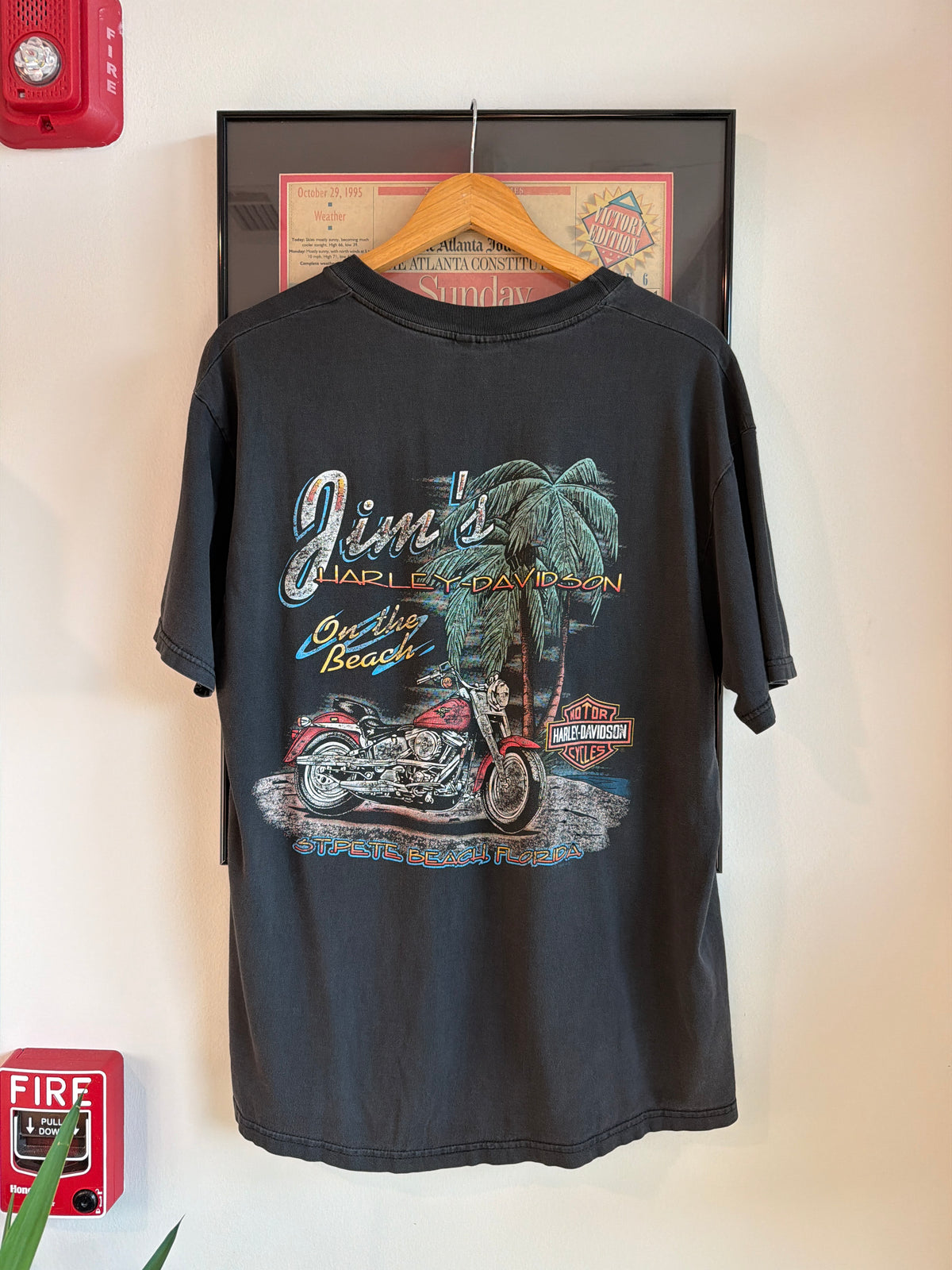 VINTAGE FADED 1998 HARLEY DAVIDSON FLORIDA SHIRT