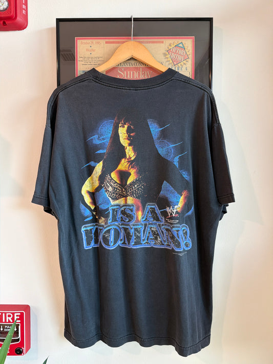 VINTAGE 2000 WWE CHYNA BEST MAN FOR A JOB SHIRT