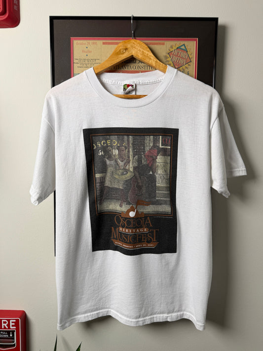 VINTAGE 2001 OSCEOLA MUSIC HERITAGE FESTIVAL SHIRT